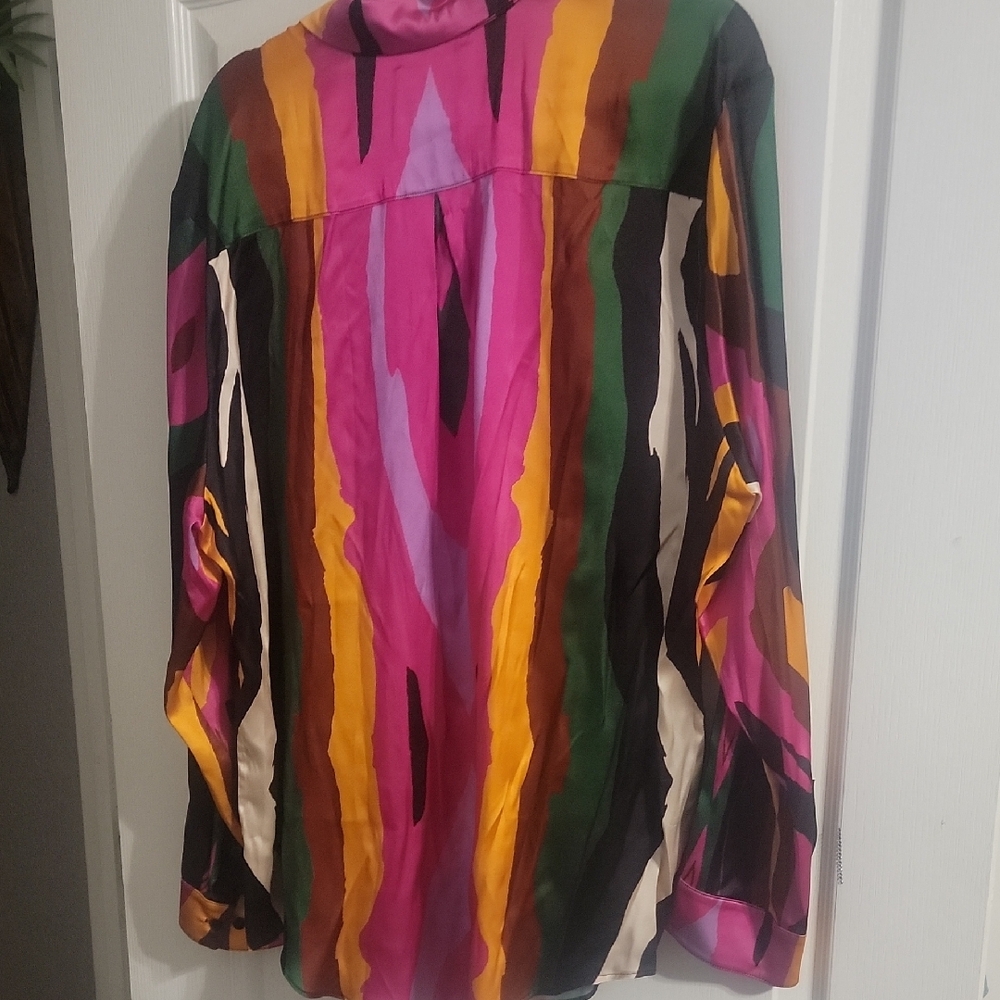 Multicolor Striped Blouse - Picture 3 of 3